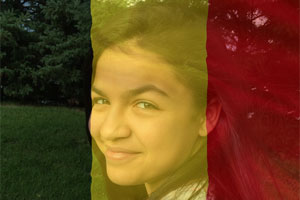 Belgium Flag Overlay photo effect