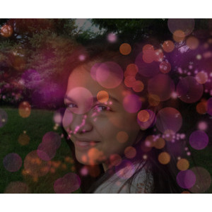 color bokeh circles