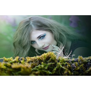 Green Grass Frame photo effect