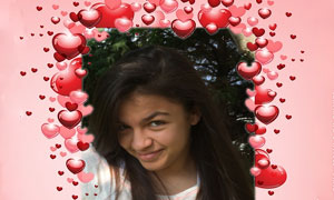 Heart Card photo effect