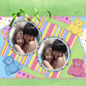 Image_of_your_children_on_a_colored_background photo effect