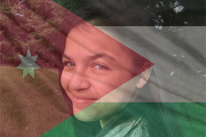 Jordan Flag Overlay photo effect