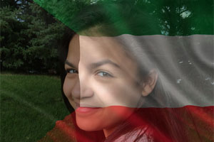 Kuwait Flag Overlay photo effect