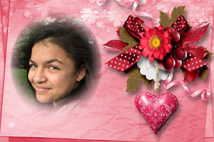 Love Card photo effect