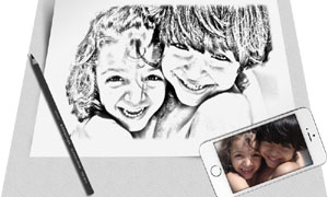 Portrait photo effect