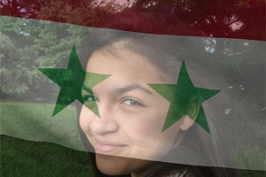 Syria_flag_overlay photo effect
