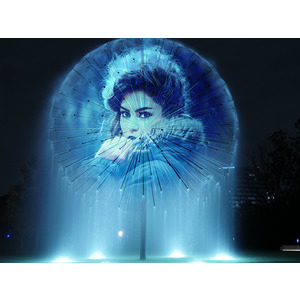 The Image Of Your Lover On A Fountain photo effect