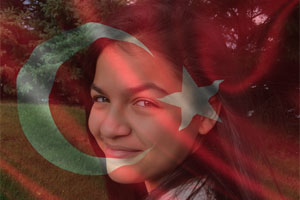 Turkey Flag Overlay photo effect