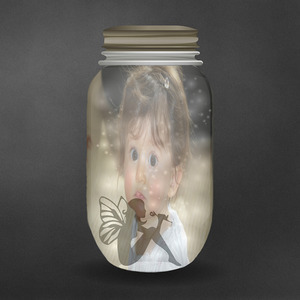 Your Photo Inside A Jar Fairy photo effect