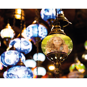 Your Photo Is On A Purple Lantern photo effect