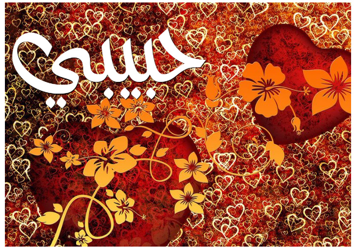 Your Name And Your Lover On The Hearts Of Flowers Postcard