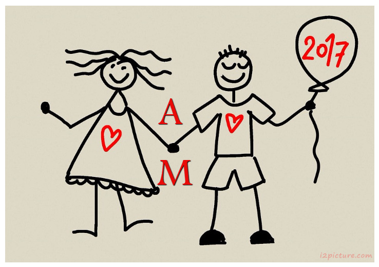 Happy New Year 2017 Postcard