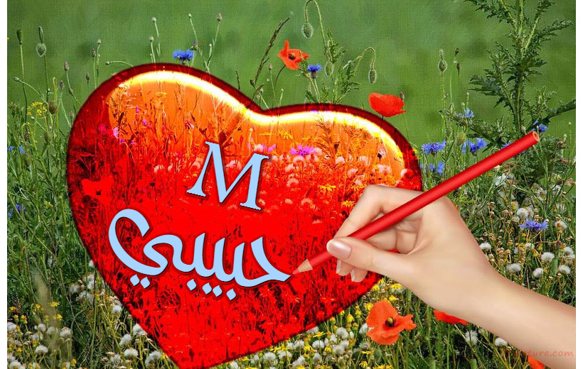 Your Name And Your Lover At Heart And Hands And Pen Postcard