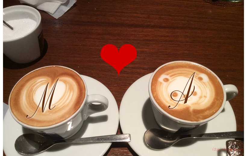 Your Name On The Cup Of Coffee And Your Lover Postcard