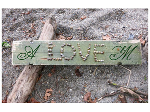 Your name and your lover on Wood Old