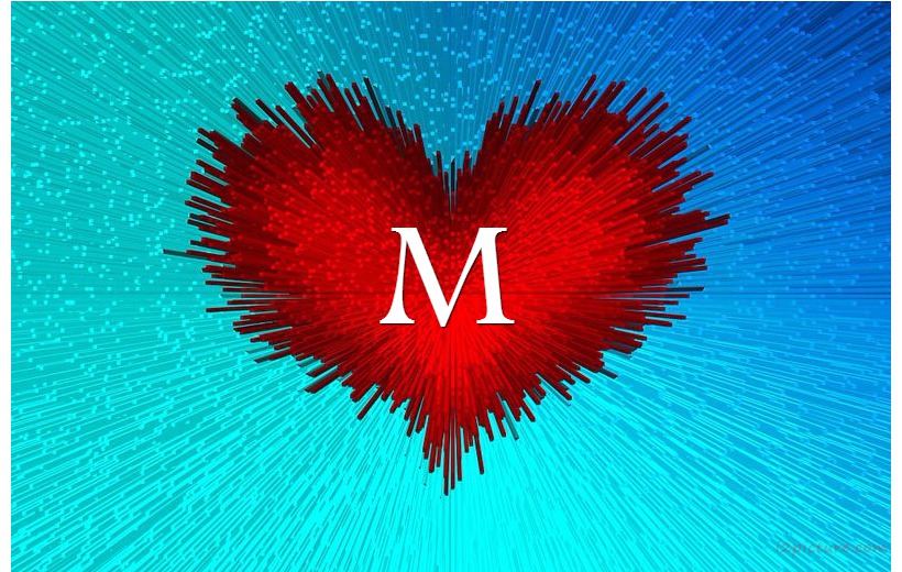 Your Name And Your Lover On Heart And Radiance Postcard