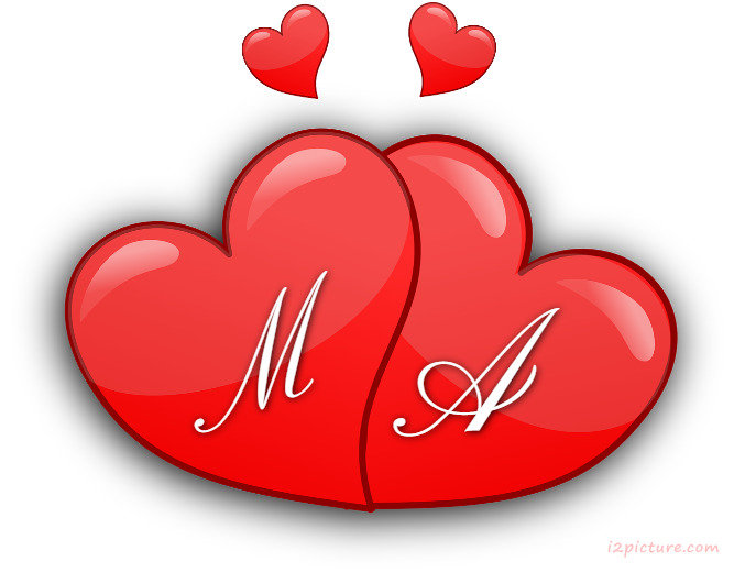 Your Lover's Name On The Large Two Hearts Postcard