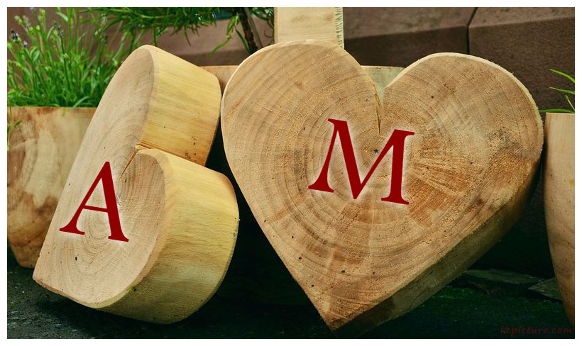 Your Lover's Name On The Hearts Of Wood Postcard