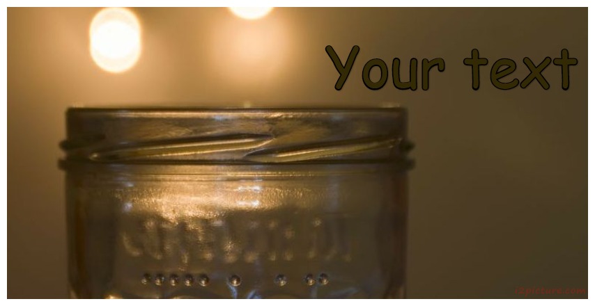 Glass Jar Postcard