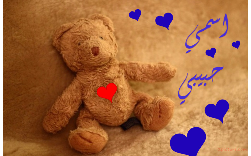 Your Name Next To A Teddy Bear Brown Postcard