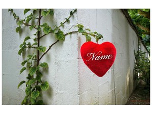 Your name and your lover have a red heart on the tree