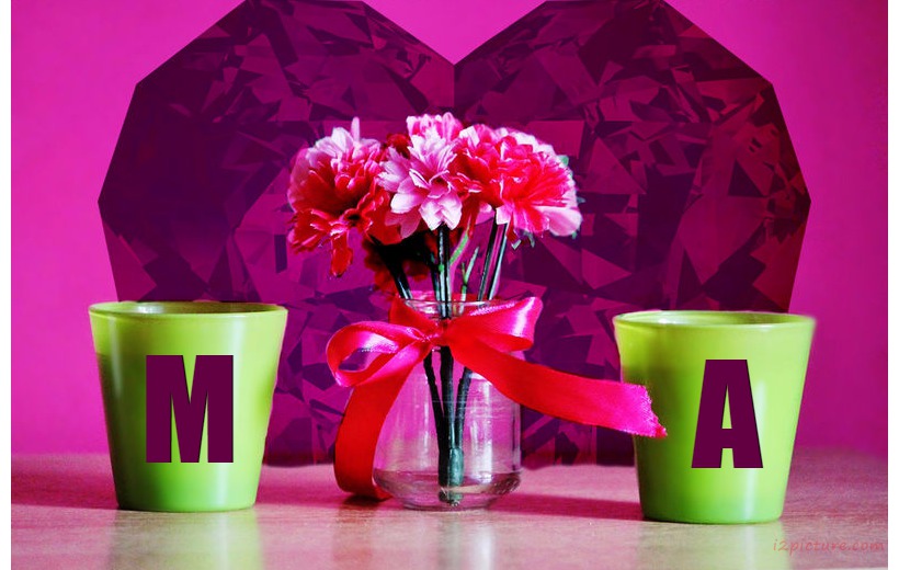 Write Your Name And Your Lover On A Green Glasses Postcard