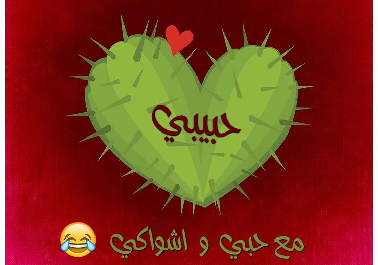 Your Lover's Name On The Heart Of The Cactus Postcard