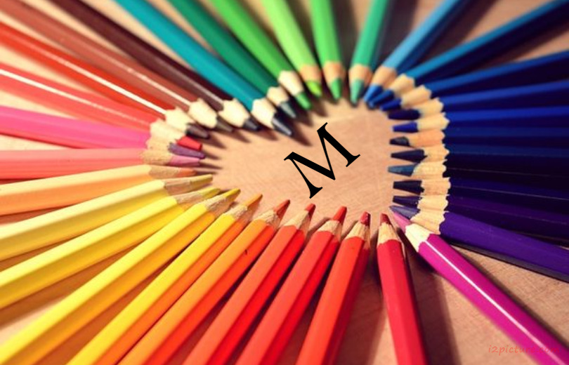Your Lovers Name On The Heart Of Colored Pencils Postcard