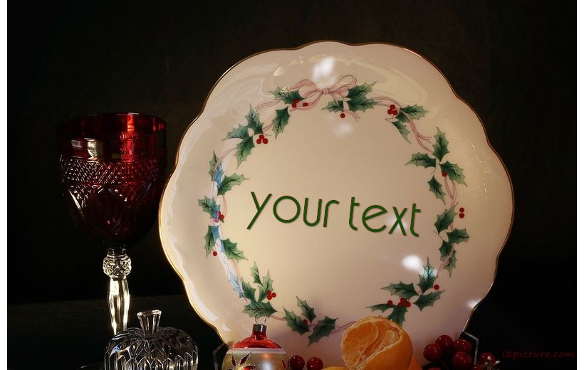 Ceramic Dish Postcard