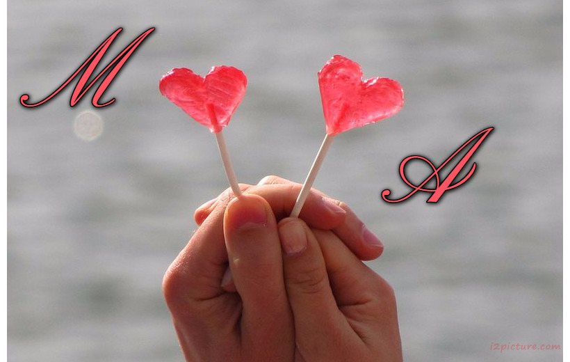 Your Name And Your Lover Are On Hearts On Sticks Postcard