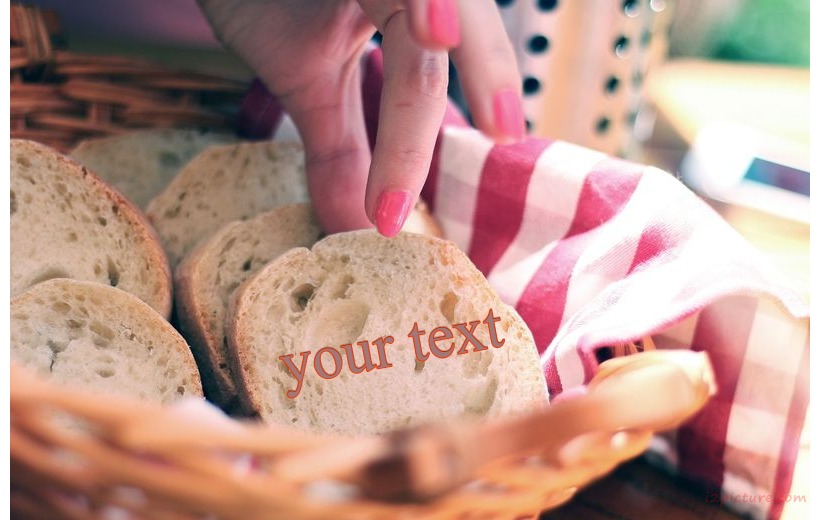 Bread Basket Postcard