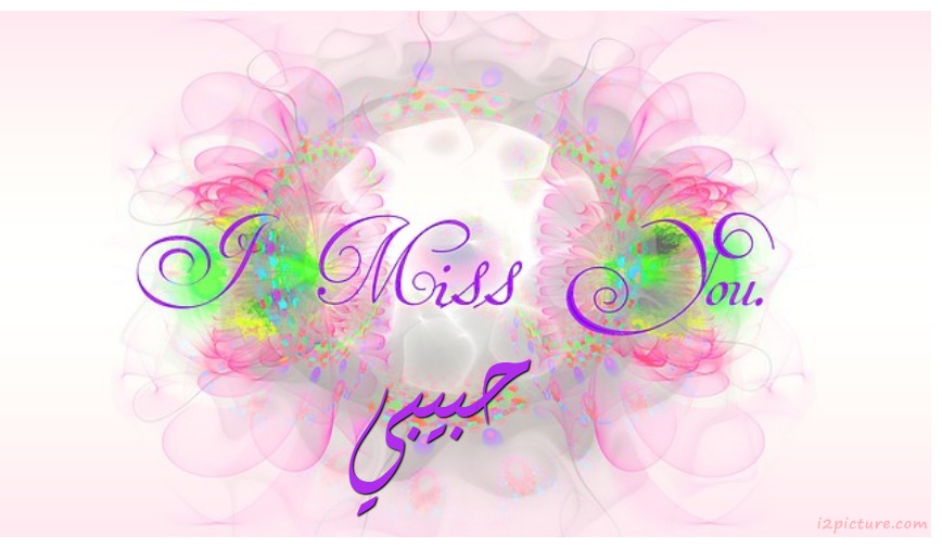 Type The Word To Your Lover I MISS YOU Postcard