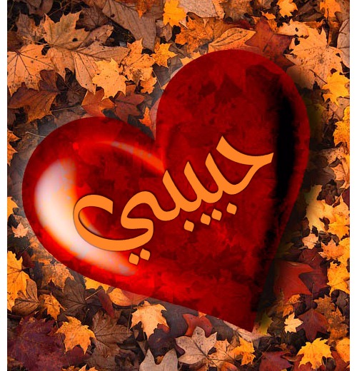 Your Lover's Name On The Heart Of The Autumn Leaves Postcard