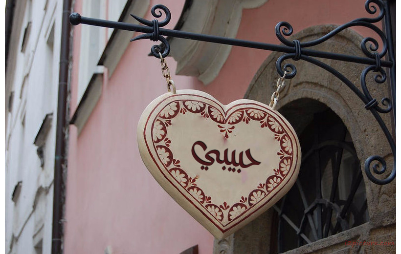 Your Name And Your Lover On The Heart Of A Hanging Banner Postcard