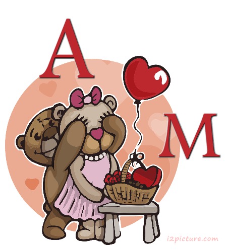 Your Name On The Cartoon Bear Postcard