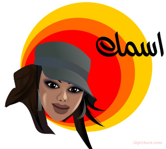 Your Name Is On A Cartoon Girl Postcard