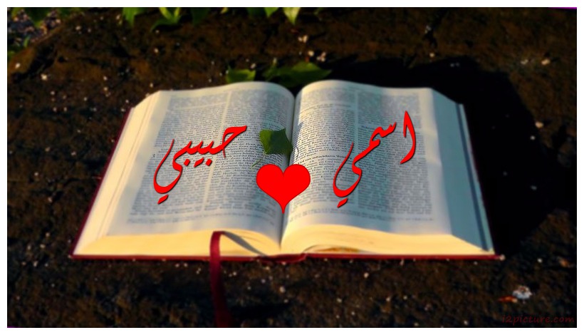 Your Lover's Name On A Book On The Ground Postcard