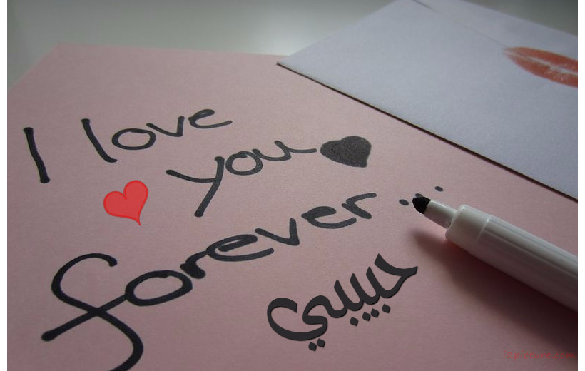 Your Lover's Name On The Paper And The Words Postcard