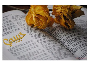 Your lover's name on the book and yellow flowers