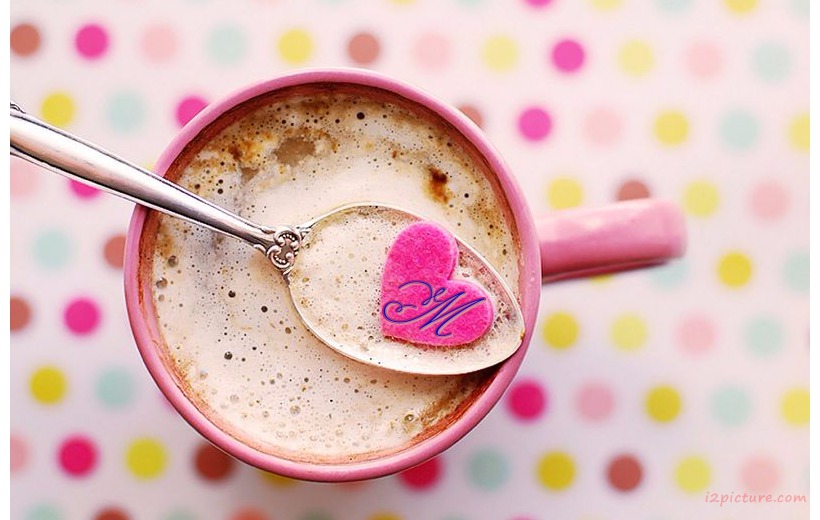 Your Lover's Name On The Heart And Spoon Postcard