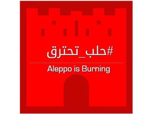 Aleppo is burning logo