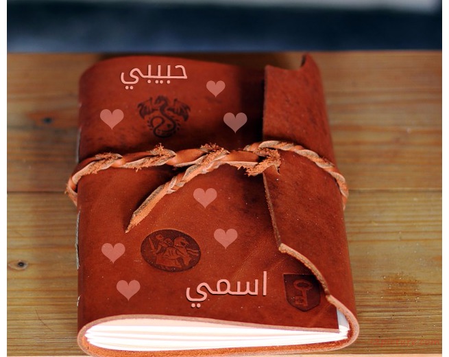 Your Name On A Book With A Strap Postcard