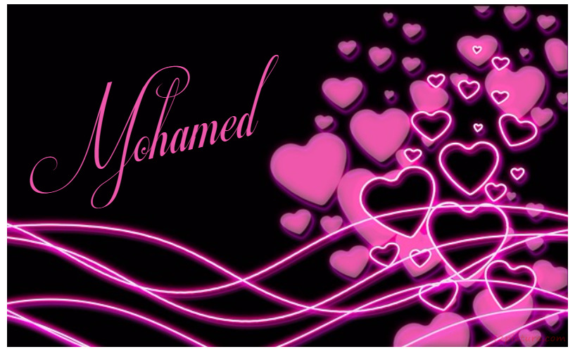 Your Lover's Name On The Background Of Purple Hearts Postcard