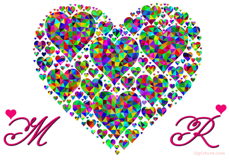 Mosaic Hearts Postcard