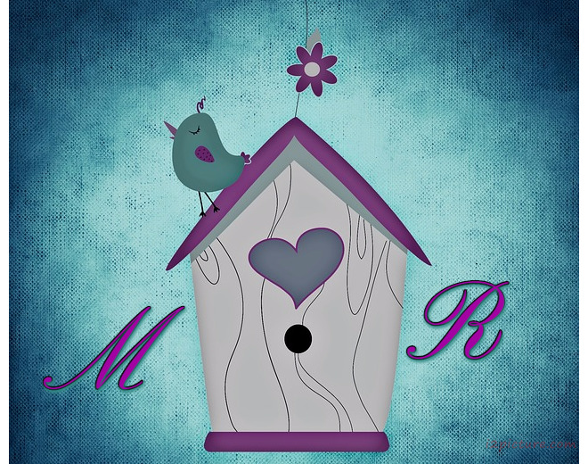 Your Name And Your Lover On The Cage Birds Postcard