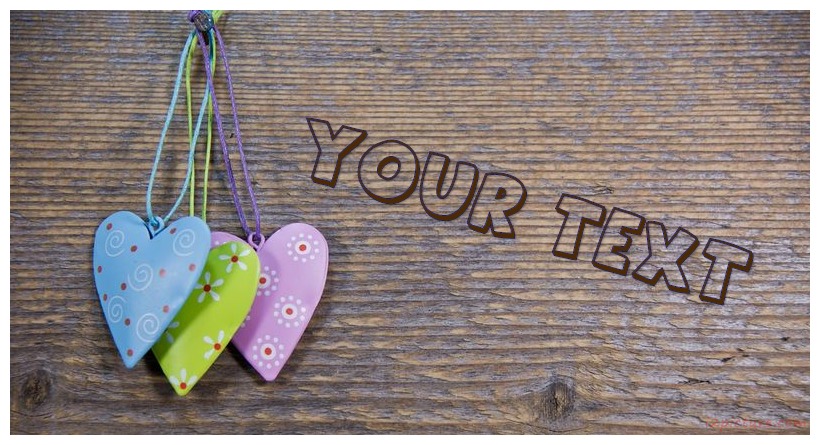 Hearts Of Colored Paper Postcard