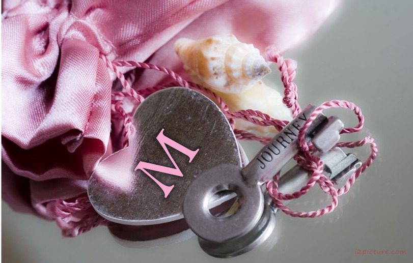 Metal Key With Heart Postcard