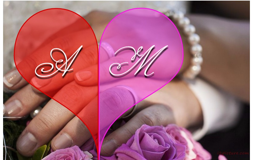 Your Name And Your Lover At The Hands Of Rings And Marriage Postcard