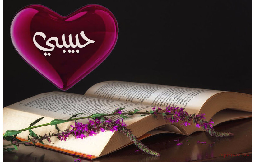 Your Lover's Name On The Heart Of The Purple Book Postcard