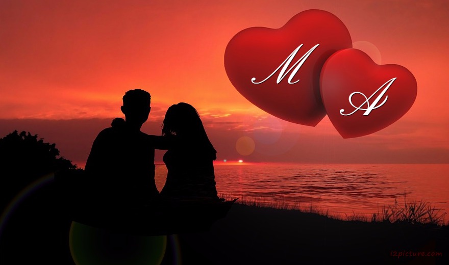 Lovers Sunset Postcard